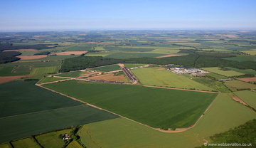 RAF Bardney Lincolnshire from the air