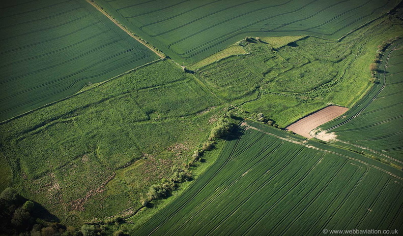 South Cadeby  deserted medieval villages (DMV) Lincolnshire from the air