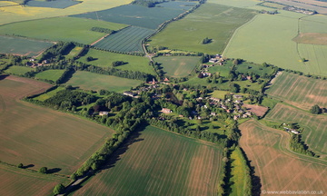 Tathwell Lincolnshire  from the air