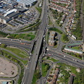 Brent Cross Flyover from the air