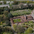 East Finchley crematorium  London  aerial photo  