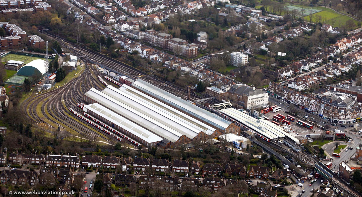 Golders Green Station, London  aerial photo  