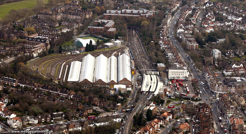 Golders Green Depot , London  aerial photo  