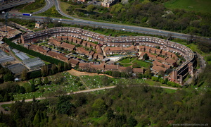 Strawberry Vale Estate, London  aerial photo  