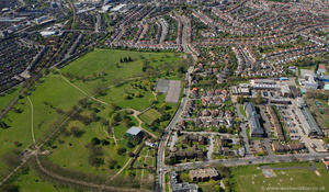 Dollis Hill from the air