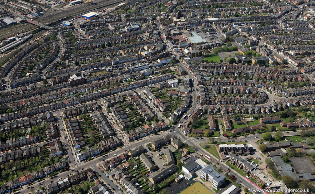 Harlesden, London from the air