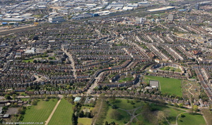 Harlesden, London from the air