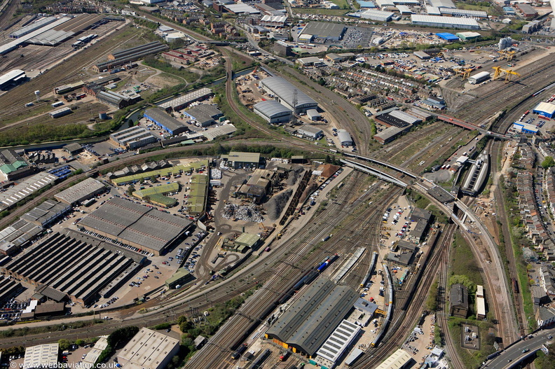 Willesden Junction London from the air