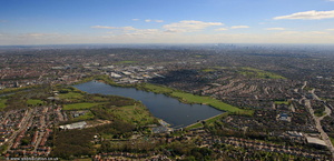 Brent Reservoir  from the air
