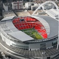 Wembley Stadium London from the air
