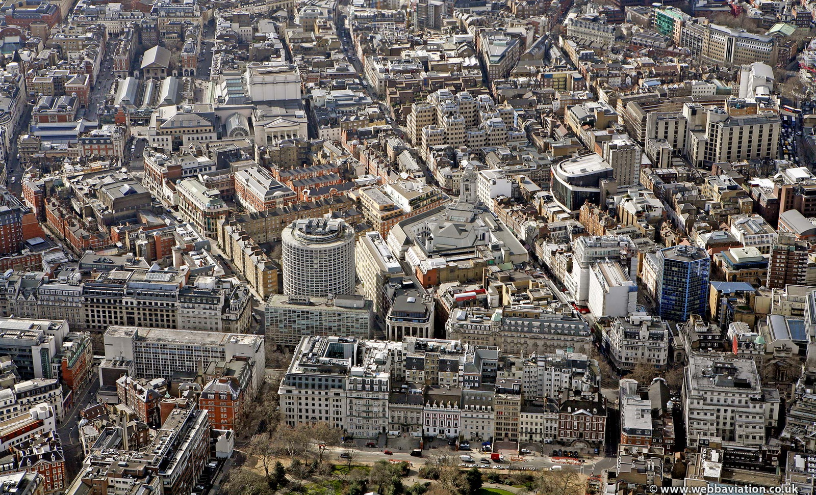  Kingsway Camden  from the air