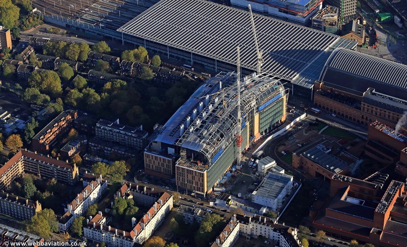 Francis Crick Institute from the air