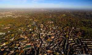 Hampstead London NW3   from the air