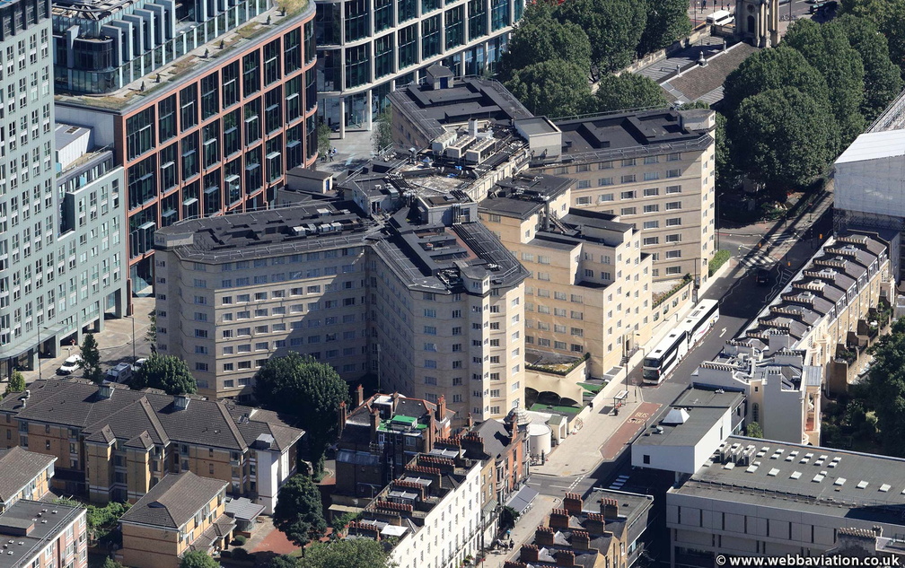 Hotel Melia White House London  from the air