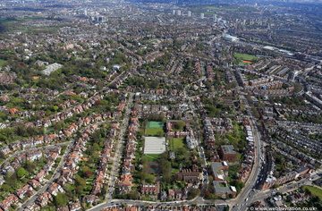 West Hampstead from the air