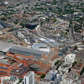 Kings Cross area London from the air