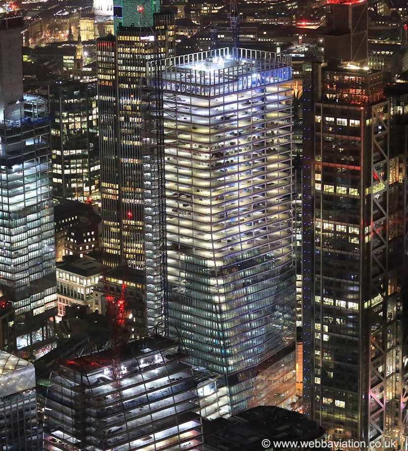 100 Bishopsgate  London aka the Scapel from the air