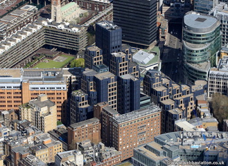 200 Aldersgate City of London from the air