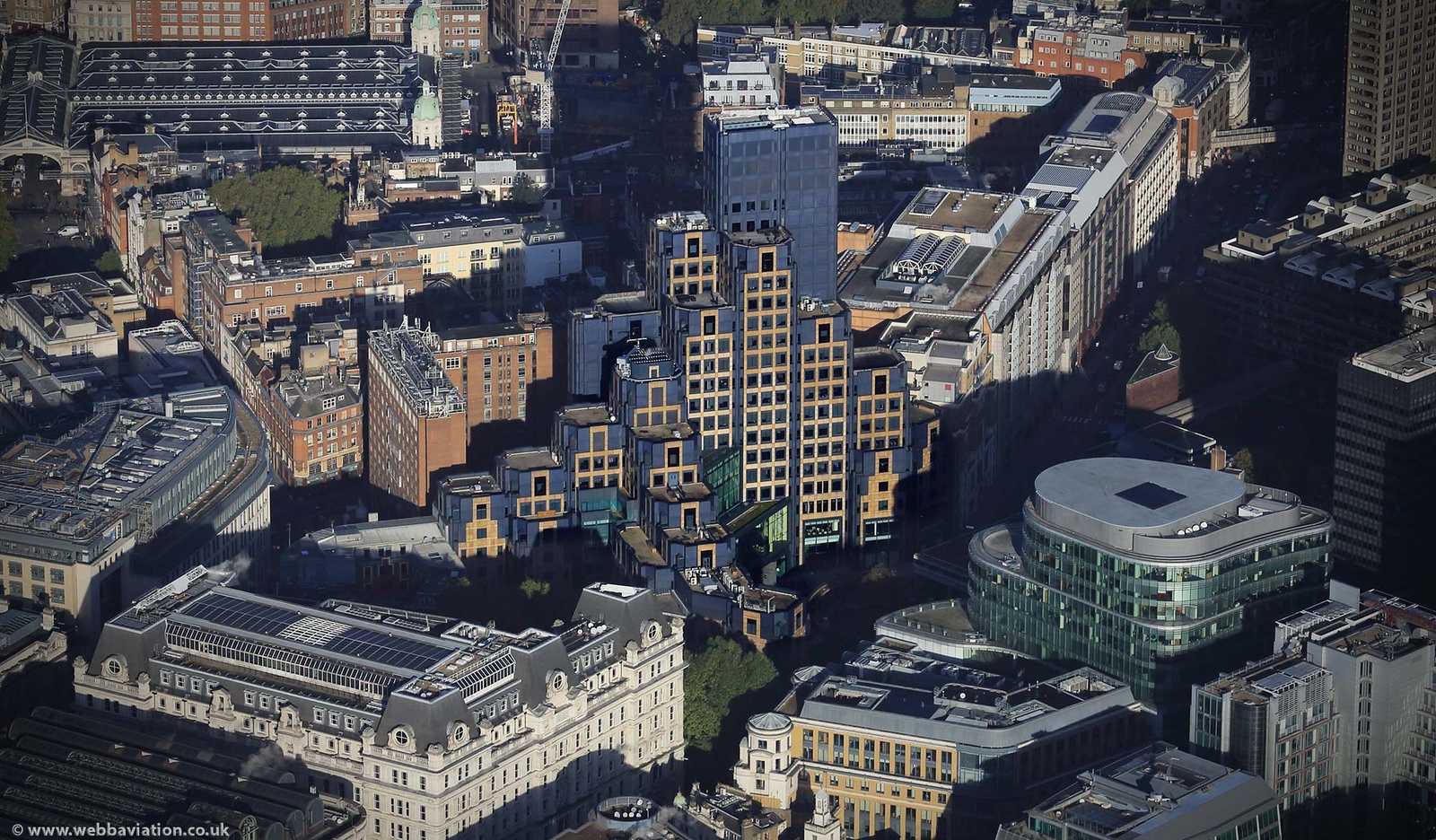 200 Aldersgate London from the air