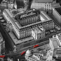 Bank of England  London England UK aerial photograph
