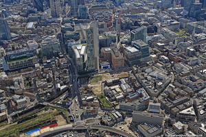 Broadgate London from the air