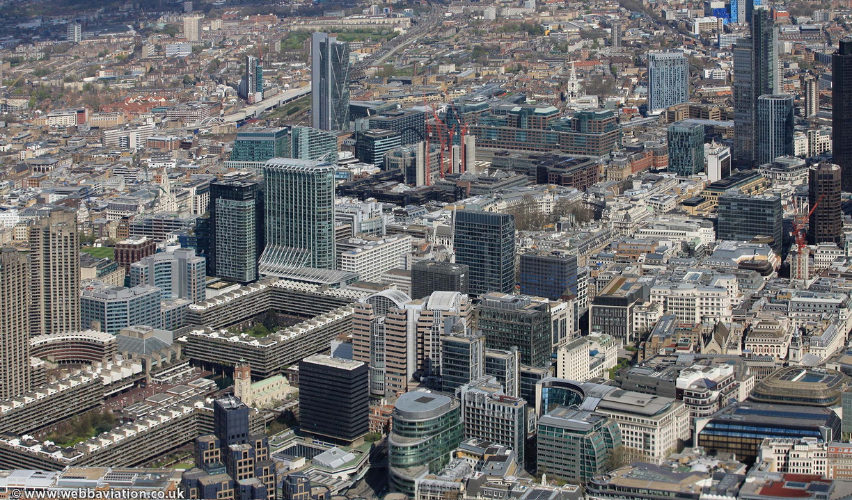  City of London from the air