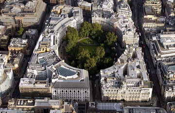 Finsbury Circus London from the air