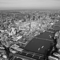 London showing the area around Blackfriars and Victoria Embankm