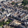 the Royal Courts of Justice in London from the air