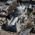 St Paul's Cathedral London from the air