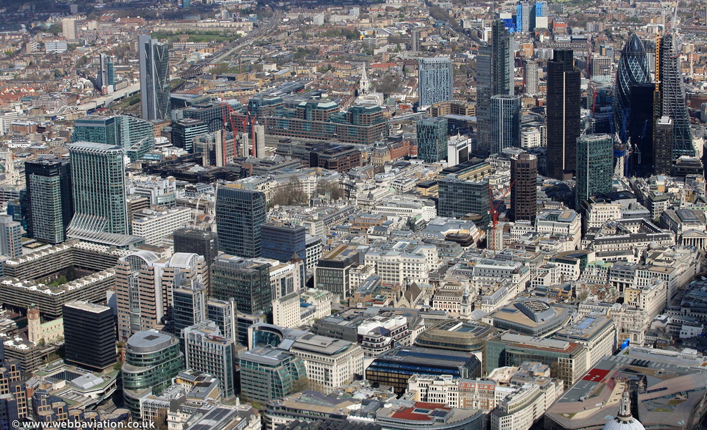  the City of London  from the air