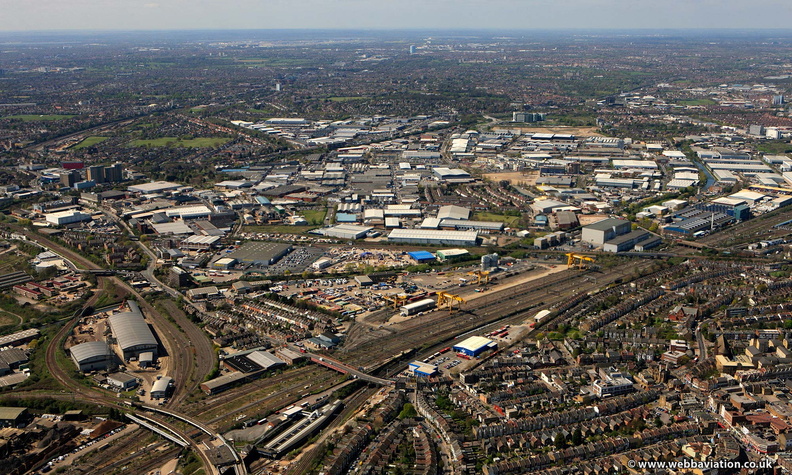 Oakwood Business park Ealing London aerial photo  
