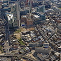 Broad Street railway station site London from the air