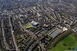Shackwell Hackney  London  from the air