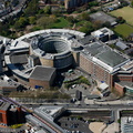 BBC Television Centre London  England UK aerial photograph 