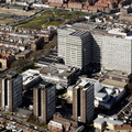Charing Cross Hospital from the air