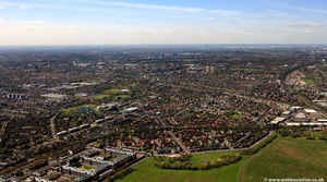  East Acton Londonfrom the air