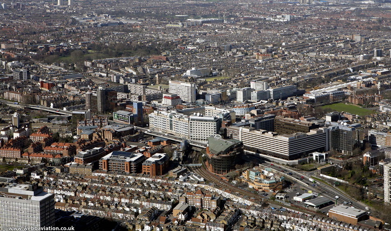 Hammersmith London from the air