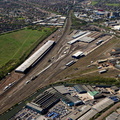 Old Oak Common traction maintenance depot (TMD) London from the air