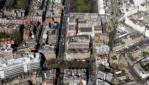 Sloane Square London from the air