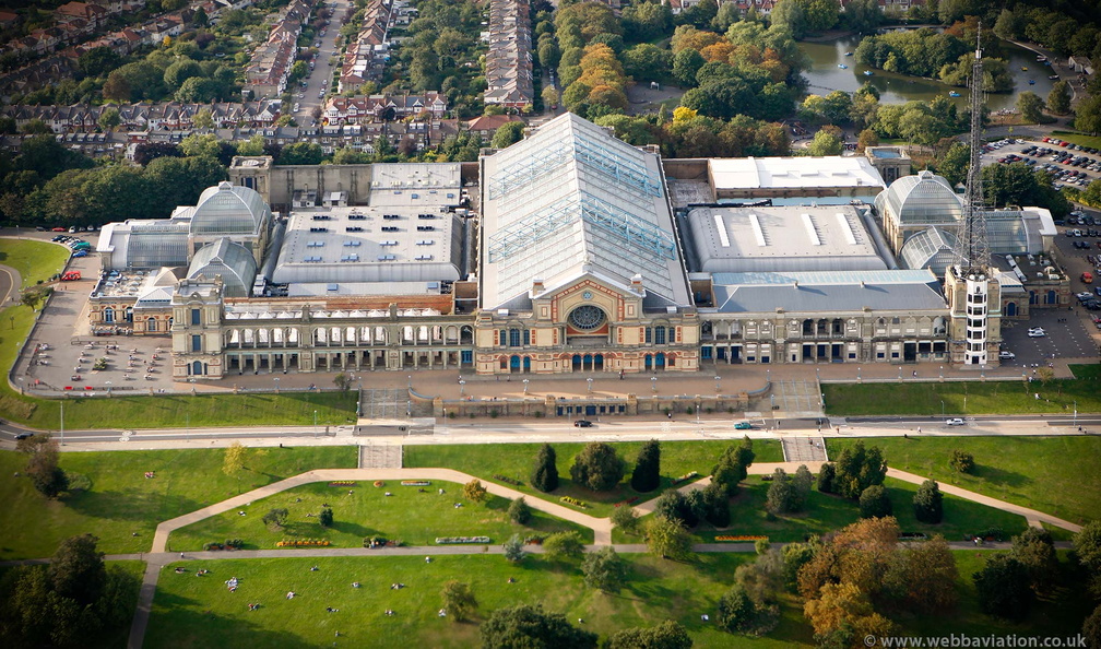 Alexandra Palace   from the air