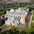 Alexandra Palace  western entrance from the air