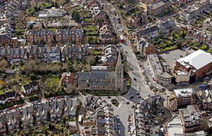 Muswell Hill London from the air