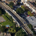Seven Sisters station  London from the air