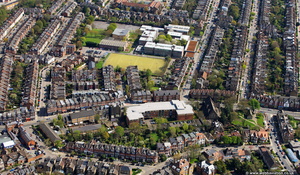 Tottenham La Crouch End  Hornsey London  from the air