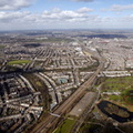 the Victoria Line  London from the air