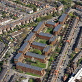 The Sandlings Estate Wood Green , London from the air
