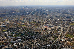 Clerkenwell Islington London    from the air