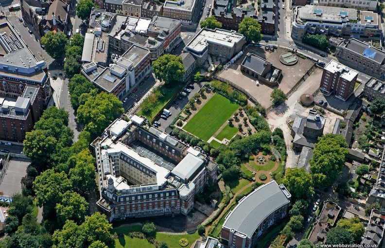 New River Head Clerkenwell Islington  London from the air