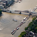  Albert Bridge, London taken during the refurbishment works in 2011 from the air